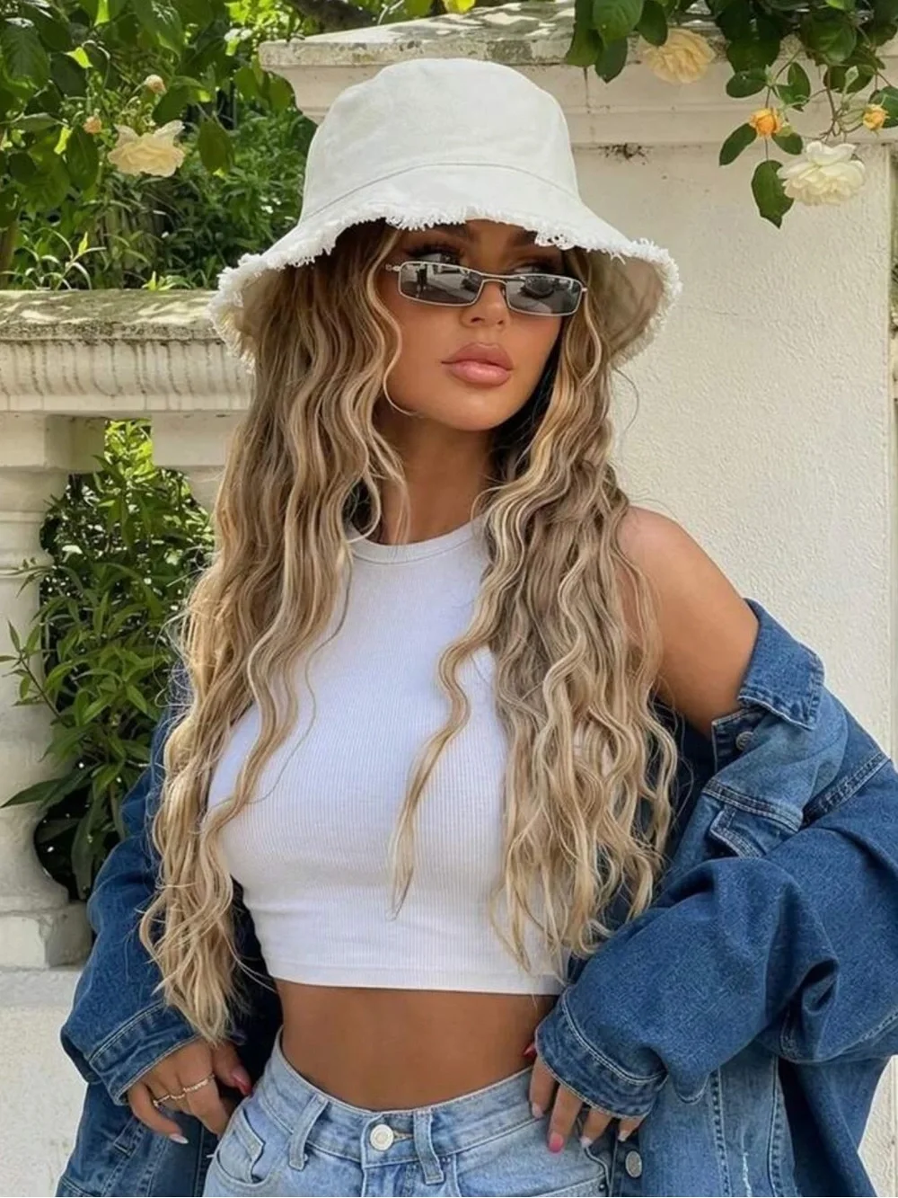 1pc Solid Color Tassel Bucket Hat, UV Protection Sun Hat,